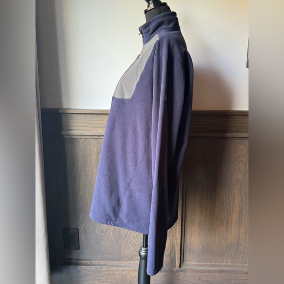 Eddie Bauer first ascent navy and grey fleece Tall Large - Picture 4 of 9